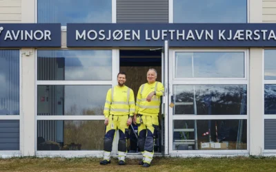 Ny flyplasslounge på Kjærstad